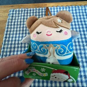 Squishmallows 4" KellyToy Hetty the Ángel Plush Christmas Ornament